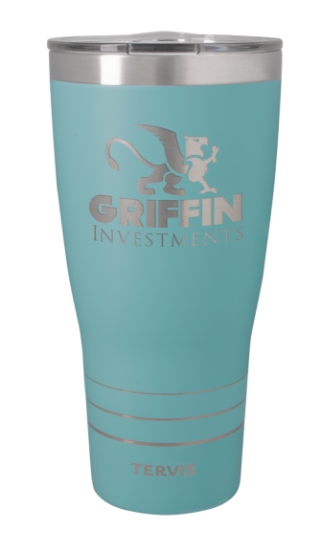 Tervis® Powder-Coated Stainless Steel Traveler® Tumbler - 30 oz. - Blue moon
